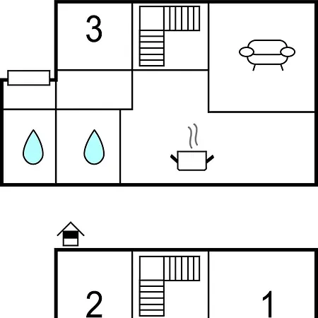 Holiday home 3 Bedroom Lovely In Vikanes